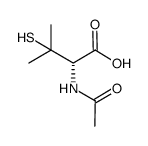 N-乙酰基-D-青霉胺结构式