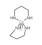 Cobalt(1+),dichlorobis(1,3-propanediamine-N,N')-, chloride (9CI) Structure