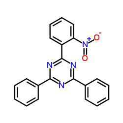2-(2-Nitrophenyl)-4,6-diphenyl-1,3,5-triazine Structure