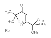 2,2,6,6-tetramethyl-3,5-heptanedionato rubidium Structure