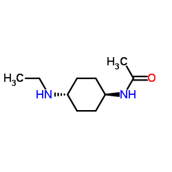 N-[trans-4-(Ethylamino)cyclohexyl]acetamide Structure