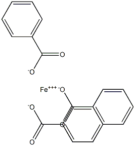 Benzoic acid, iron salt Structure