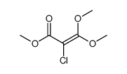 2-Chlor-3,3-dimethoxy-acrylsaeure-methylester结构式