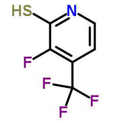 3-Fluoro-4-(trifluoromethyl)-2-pyridinethiol Structure