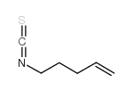 异硫氰酸4-戊烯-1-基酯结构式