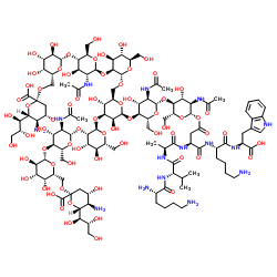 唾液糖肽结构式