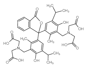 百里酚酞氨羧络合剂结构式