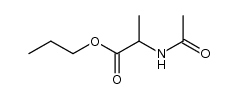 N-acetyl-DL-alanine propyl ester结构式