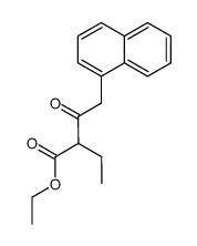 ethyl 2-ethyl-4-(naphthalen-1-yl)-3-oxobutanoate Structure