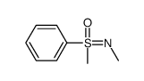 (R)-(-)-N,S-DIMETHYL-S-PHENYLSULPHOXIMINE结构式