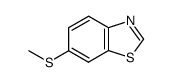 Benzothiazole, 6-(methylthio)- (9CI) Structure