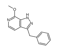 3-benzyl-7-methoxypyrazolo[3,4-c]pyridine Structure