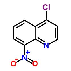 4-Chloro-8-nitroquinoline structure
