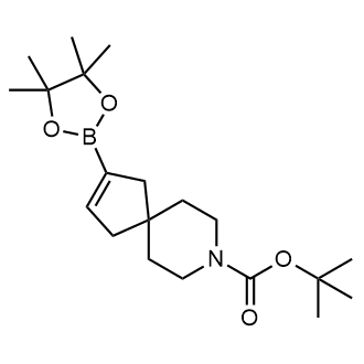 Tert-butyl 2-(4,4,5,5-tetramethyl-1,3,2-dioxaborolan-2-yl)-8-azaspiro[4.5]Dec-2-ene-8-carboxylate Structure