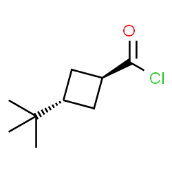 Cyclobutanecarbonyl chloride, 3-tert-butyl-, trans- (8CI)结构式
