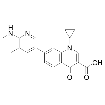 Ozenoxacin structure