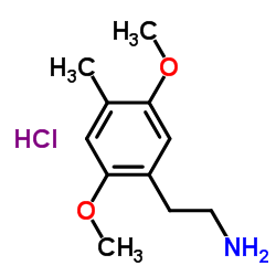2C-D (hydrochloride) (exempt preparation)结构式