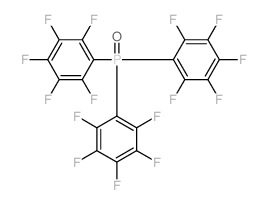 Phosphine oxide,tris(2,3,4,5,6-pentafluorophenyl)- Structure