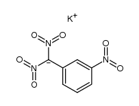 potassium dinitro(3-nitrophenyl)methanide Structure