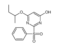 2-(benzenesulfonyl)-4-butan-2-yloxy-1H-pyrimidin-6-one Structure