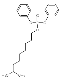 磷酸异癸基二苯酯结构式