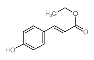 3-(4-羟苯基)丙烯酸乙酯结构式