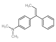 Benzenamine,N,N-dimethyl-4-(1-phenyl-1-propen-1-yl)-结构式