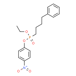4-Phenylbutylphosphonic acid p-nitrophenylethyl ester Structure