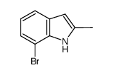 7-溴-2-甲基吲哚结构式