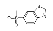 Benzothiazole, 6-(methylsulfonyl)- (9CI) Structure