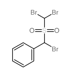 Benzene,[bromo[(dibromomethyl)sulfonyl]methyl]- Structure