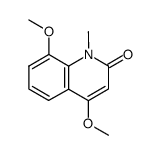 4,8-Dimethoxy-1-methylquinolin-2(1H)-one Structure
