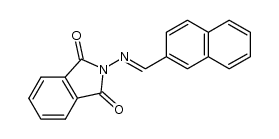 N-naphthalen-2-ylmethyleneamino-phthalimide Structure