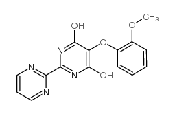 4-hydroxy-5-(2-methoxyphenoxy)-2-pyrimidin-2-yl-1H-pyrimidin-6-one结构式