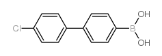 (4'-Chloro-[1,1'-biphenyl]-4-yl)boronic acid structure