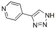Pyridine, 4-(1H-1,2,3-triazol-4-yl)- (9CI) Structure
