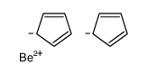 beryllium,cyclopenta-1,3-diene结构式