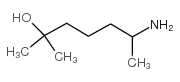 6-氨基-2-甲基-2-庚醇结构式