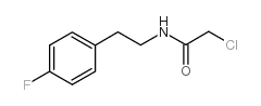 2-氯-n-[2-(4-氟-苯基)-乙基]-乙酰胺结构式