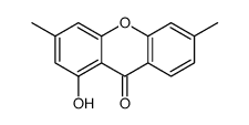 1-hydroxy-3,6-dimethylxanthen-9-one Structure