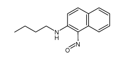 N-butyl-1-nitroso-2-naphthylamine Structure