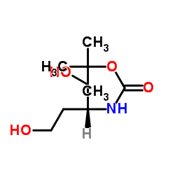 (R)-tert-Butyl (1,4-dihydroxybutan-2-yl)carbamate Structure