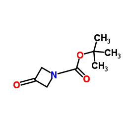 1-Boc-3-氮杂环丁酮结构式