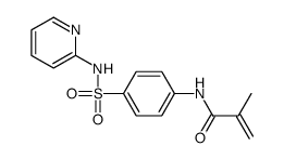 2-methyl-N-[4-(pyridin-2-ylsulfamoyl)phenyl]prop-2-enamide结构式