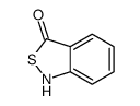 1H-2,1-benzothiazol-3-one结构式