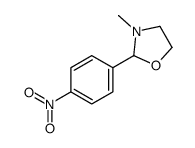 3-methyl-2-(4-nitrophenyl)-1,3-oxazolidine Structure