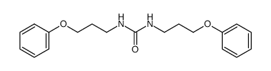 N,N'-bis-(3-phenoxy-propyl)-urea结构式