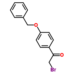 4-(Benzyloxy)-phenacyl bromide structure