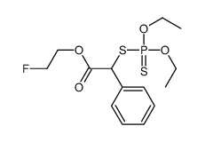 2-fluoroethyl 2-diethoxyphosphinothioylsulfanyl-2-phenylacetate Structure