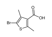 5-bromo-2,4-dimethyl-3-Thiophenecarboxylic acid Structure